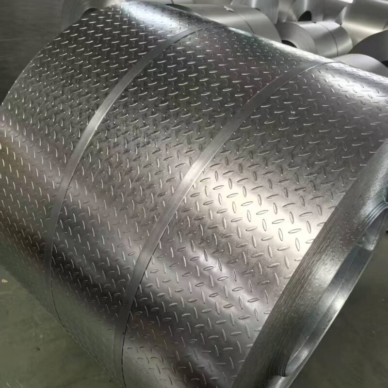 Checkered galvanized steel coils/sheets